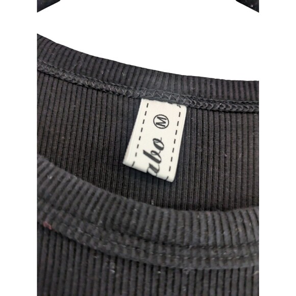 Maternity Black Sleeveless Midi Dress Ruched Tie Sides Medium - Picture 4 of 4